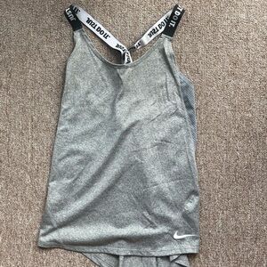 Nike Gray just do it Tank Top